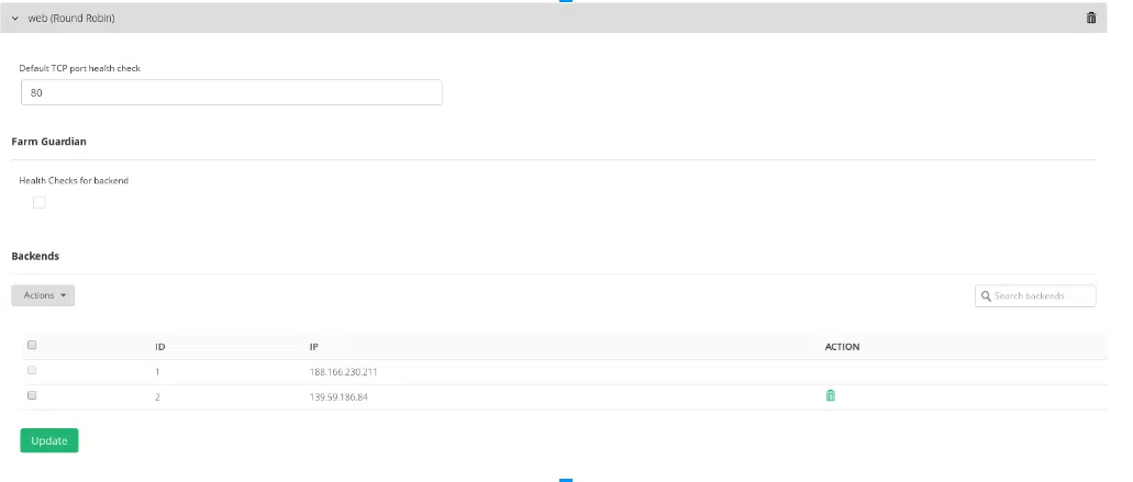create GSLB service with shared and active-active data centers