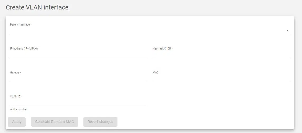 Skudonet network vlan create