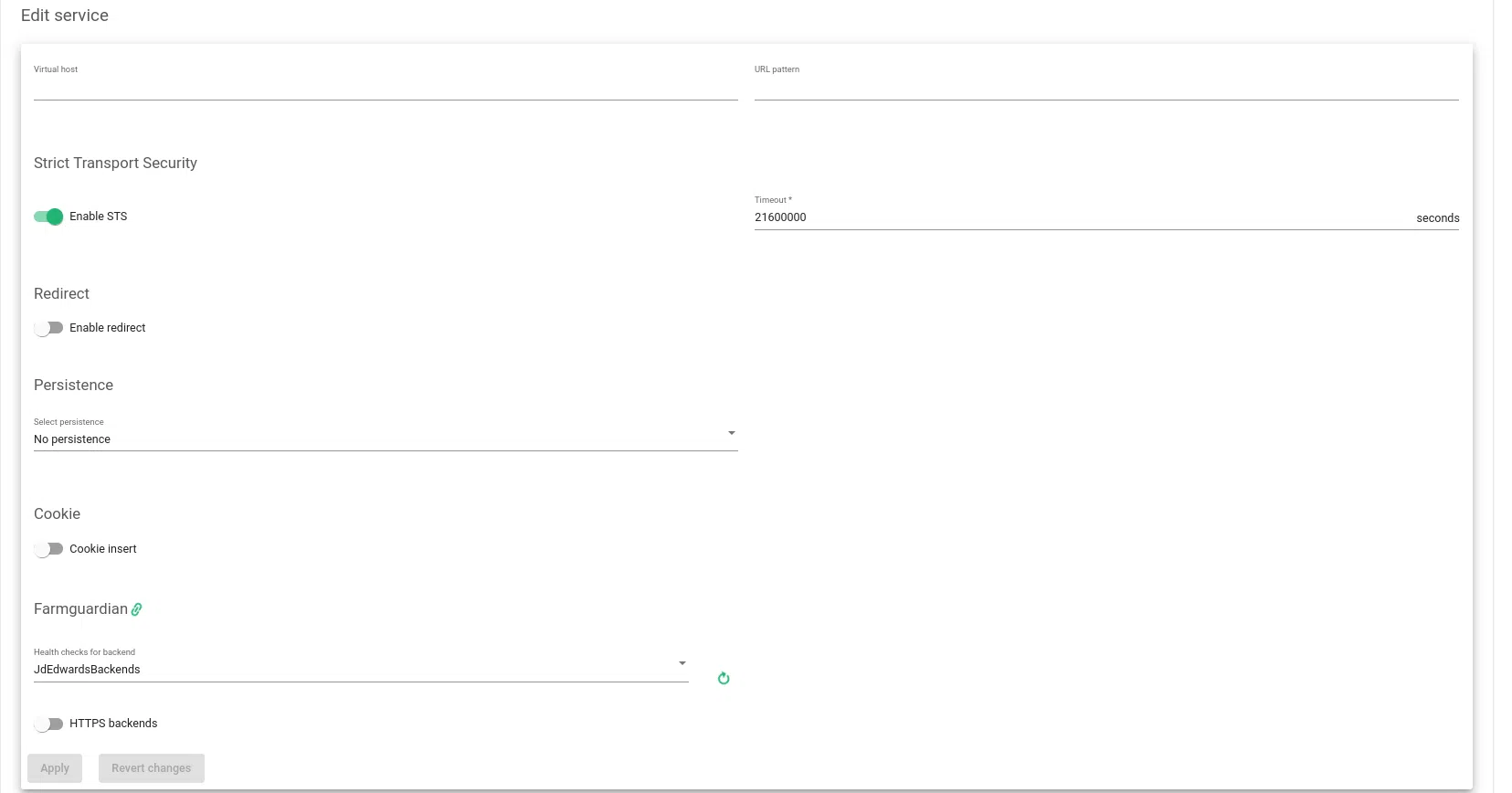 Create a service and the backends Create a service and the backends