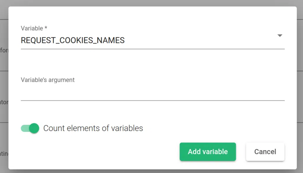 idps variables count