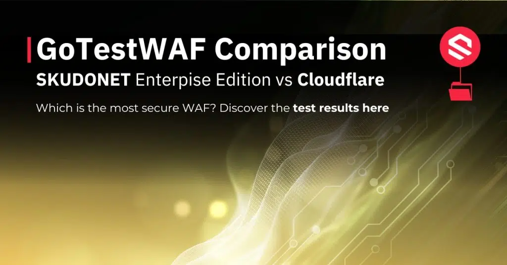 GoTestWAF SKUDONET vs Cloudflare, WAF test results