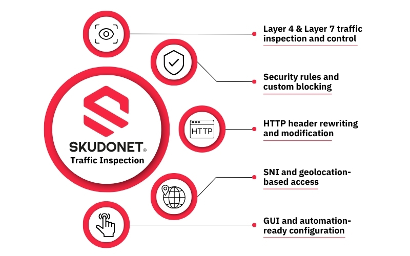 SKUDONET Traffic Inspection Approach