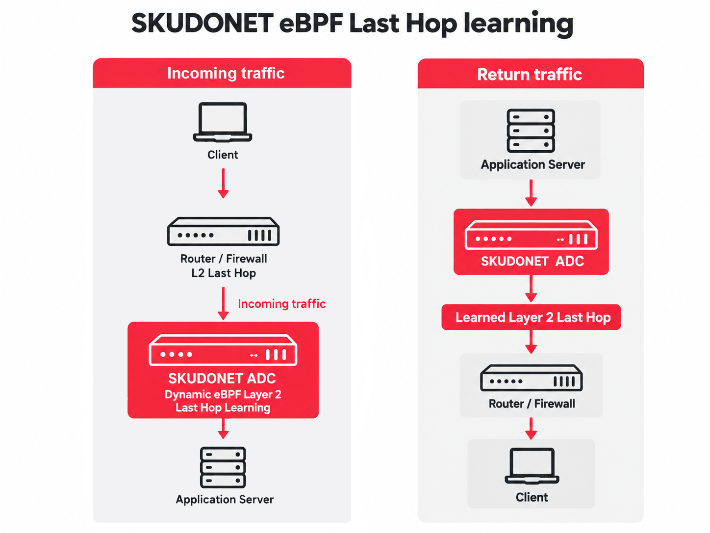 DIAGRAM 5 — SKUDONET eBPF Last Hop learning